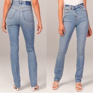 Abercrombie 90s Slim Straight Ultra High Rise